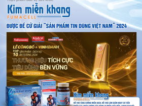 Thực phẩm bảo vệ sức khỏe Kim Miễn Khang vinh dự lọt danh sách đề cử giải "Sản phẩm tin dùng Việt Nam" năm 2024